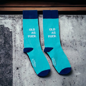 Old as fuck Socken Geschenkidee zum Geburtstag Geburtstagsstrümpfe in 39-46 im Paar