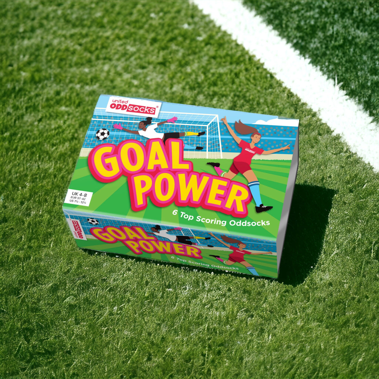 Goal Power Oddsocks Socken Frauenfußball Strumpf in 37-42 im 6er Set