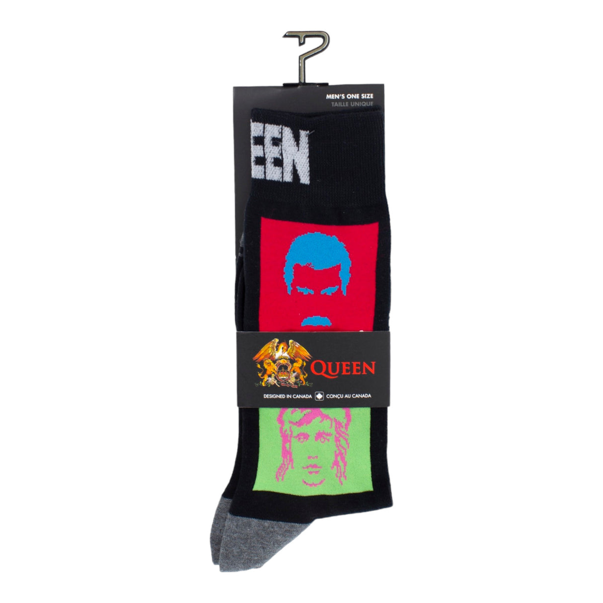 Socken Queen Fanartikel Pop Art Style Strümpfe in 40-46 im Paar