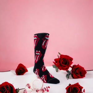 Socken The Rolling Stones Fanartikel Classic Tongues in 40-46 (3 Paare)