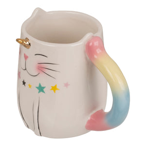 Einhorn-Katze Kaffeebecher Einhorn Geschenke für Mädchen Unicorn Tasse aus Keramik