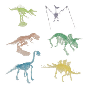 DIY Dinosaurier Skelett Bausatz Glow in the Dark Dino in zufälliger Variante