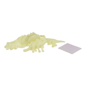 3D-Dinosaurier Leuchtsticker Glow in the Dark Dino Leuchtaufkleber im 8er-Set