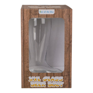 XXL Bierstiefel Bierglas für 2 Liter Bier Deko Bierkrug