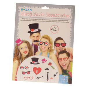 Herz Photo Booth im 12er Set