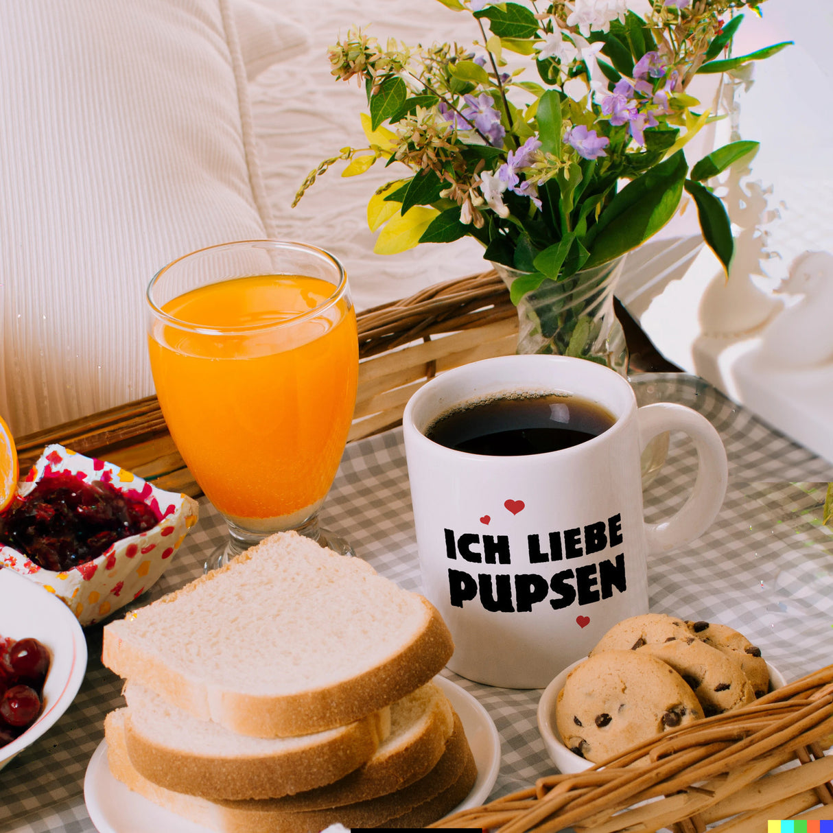 Ich liebe pupsen Furz Kaffeebecher