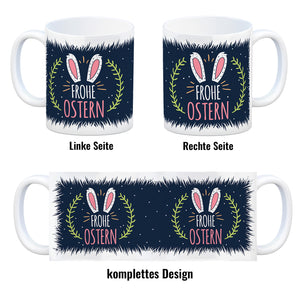 Kaffeebecher mit Spruch: Frohe Ostern