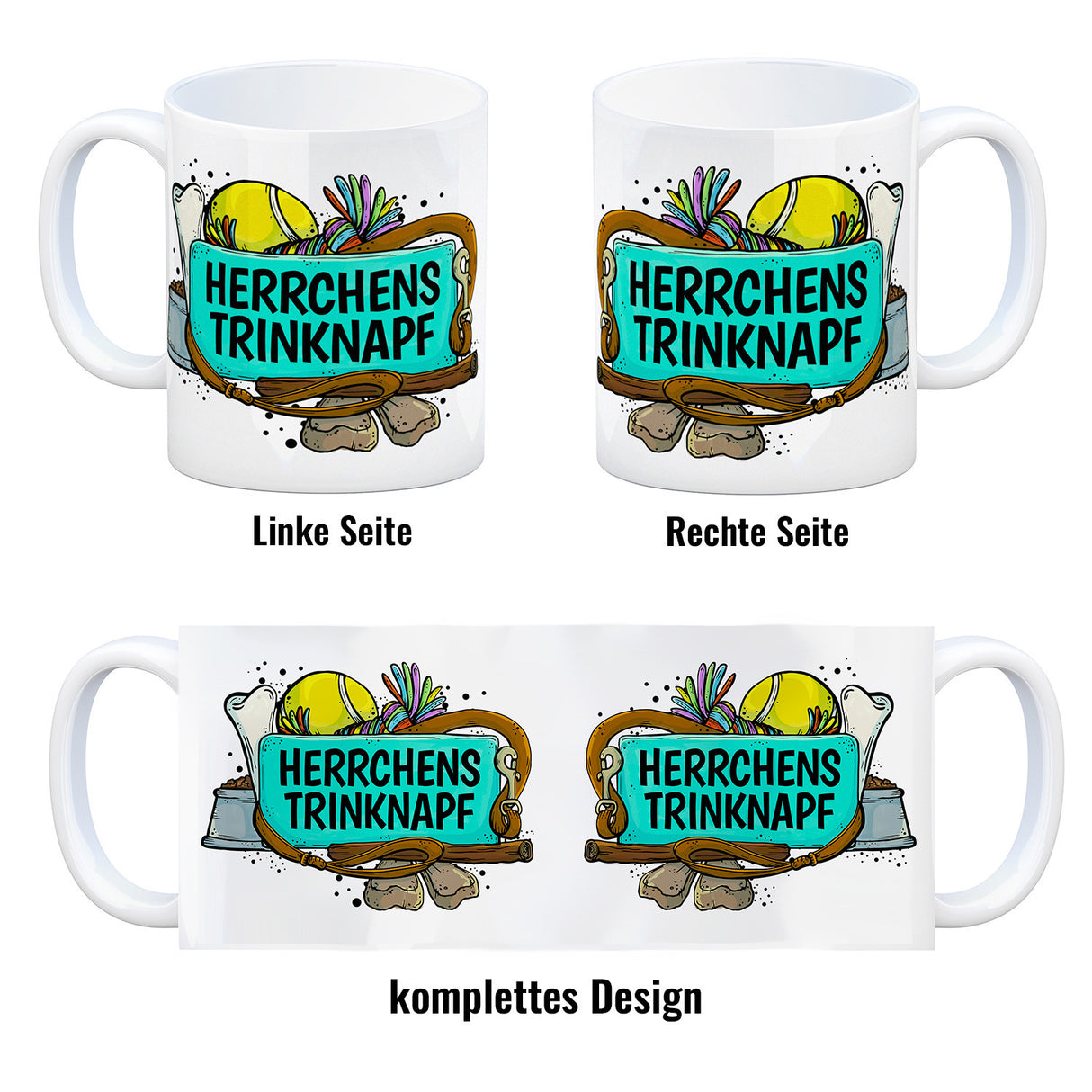 Herrchens Trinknapf Kaffeebecher