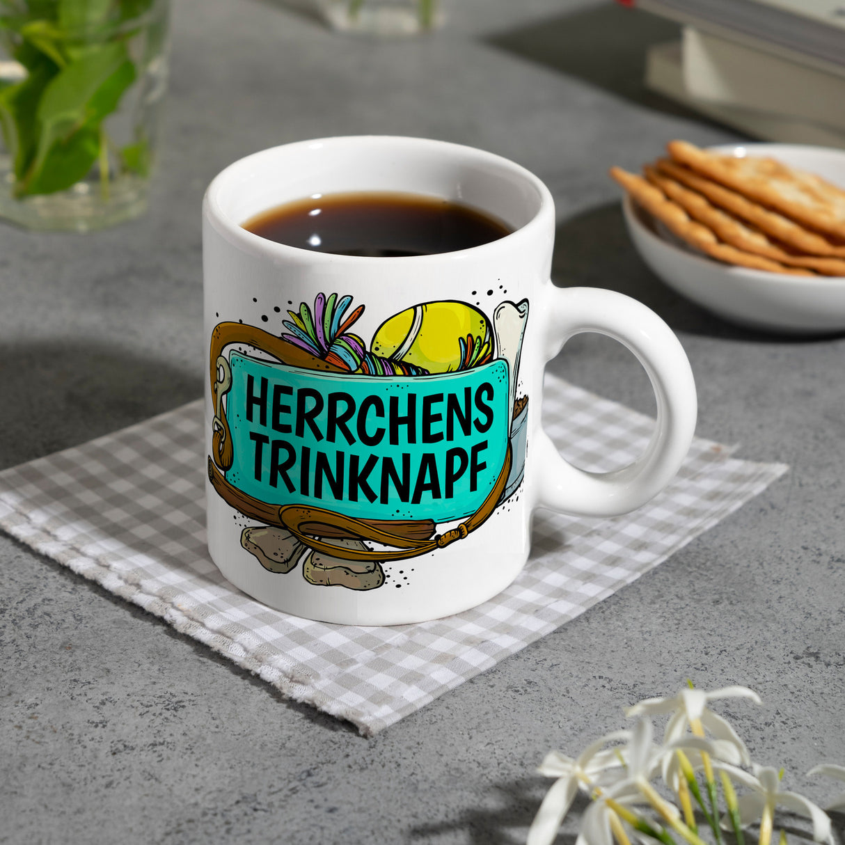 Herrchens Trinknapf Kaffeebecher