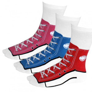 Sneaker Socken blau - Silly Socks Sneakers Turnschuhe