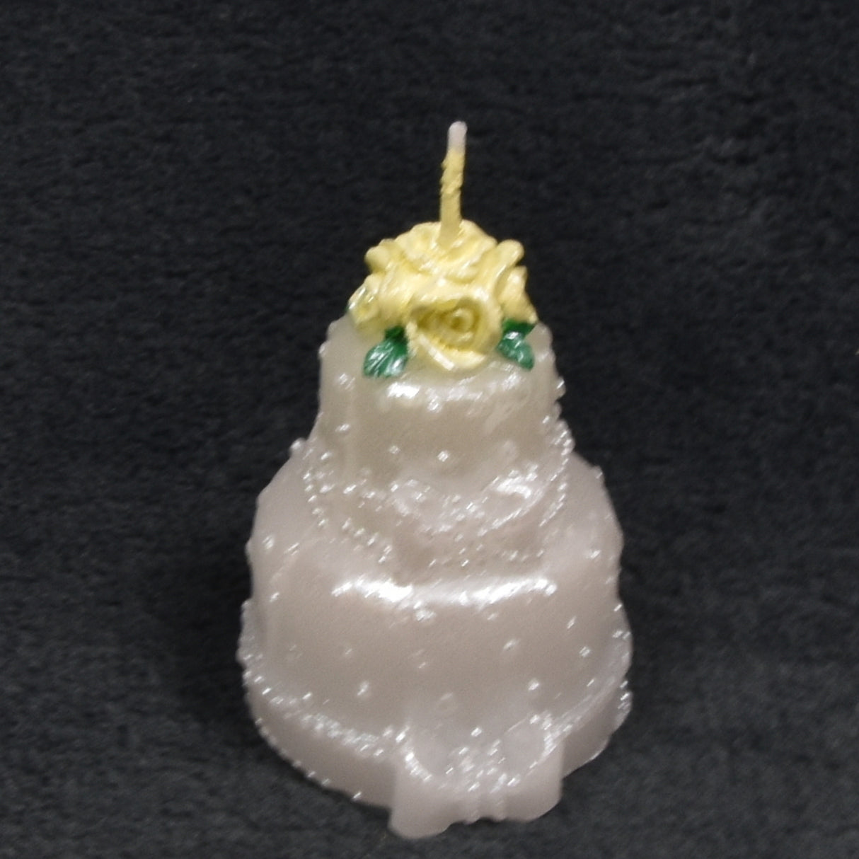 Hochzeitstortenkerze in weiß