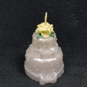 Hochzeitstortenkerze in weiß