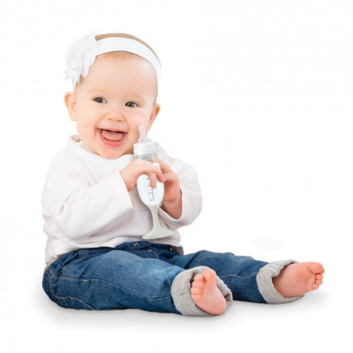 Babyfläschchen Sektglas - Champagnerflöte