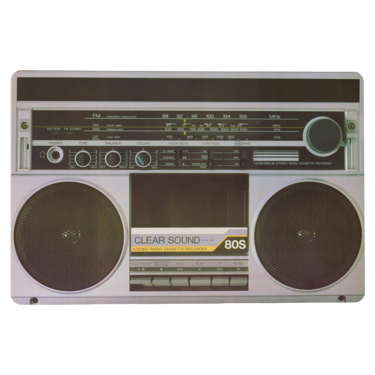 Ghettoblaster Platzset