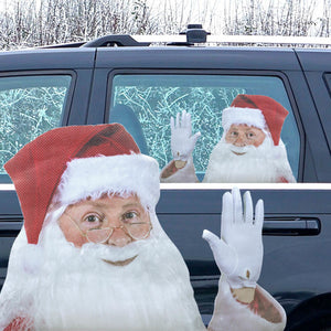 Ride with Santa - Nikolaus Autosticker