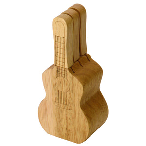 Gitarre Messerblock mit 3 Messern für Käse