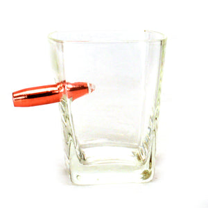 Last Man Standing Whiskeyglas mit Patrone im Glas