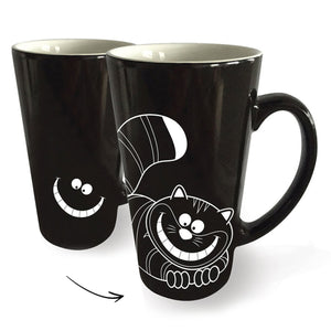 Grinsekatze Kaffeebecher mit Wärmeeffekt