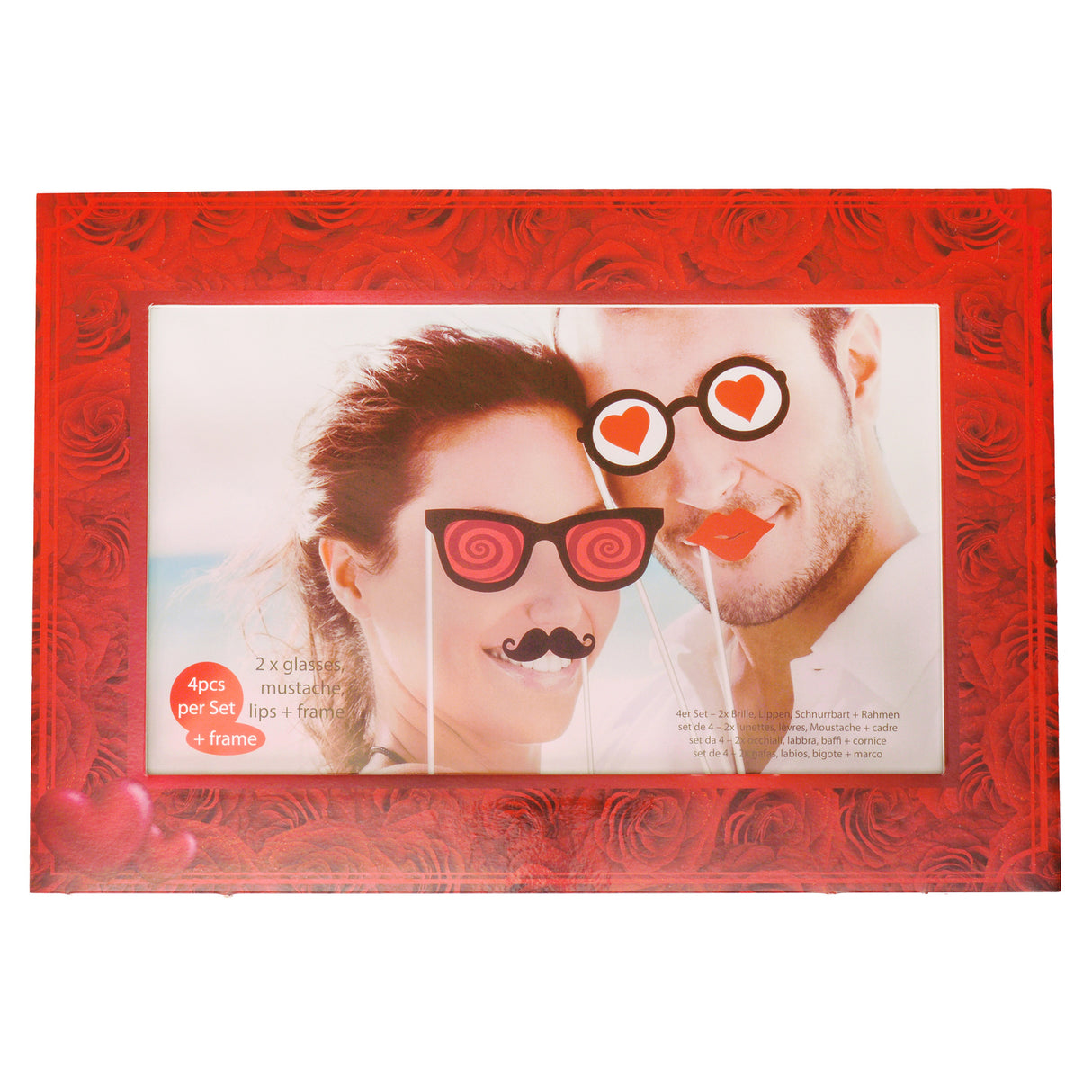 Herz Photo Booth mit Bilderrahmen