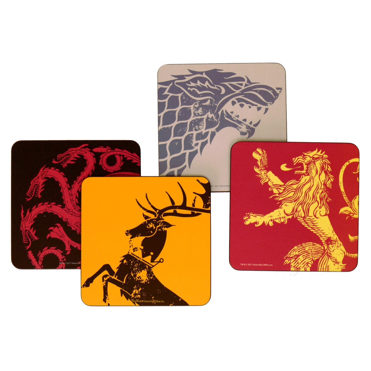 Game of Thrones Häuser Untersetzer im 4er Set