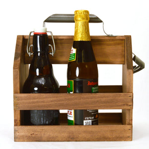 Bier Flaschenhalter mit Metall-Flaschenöffner