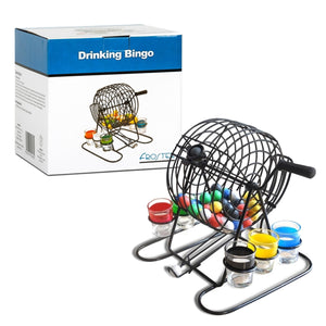 Bingo Trinkspiel mit 6 Gläsern
