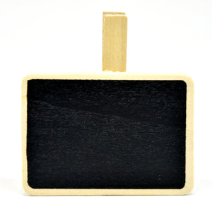 Holztafel Kartenhalter mit Klammer