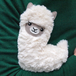Lama Körnerkissen mit Lavendelduft