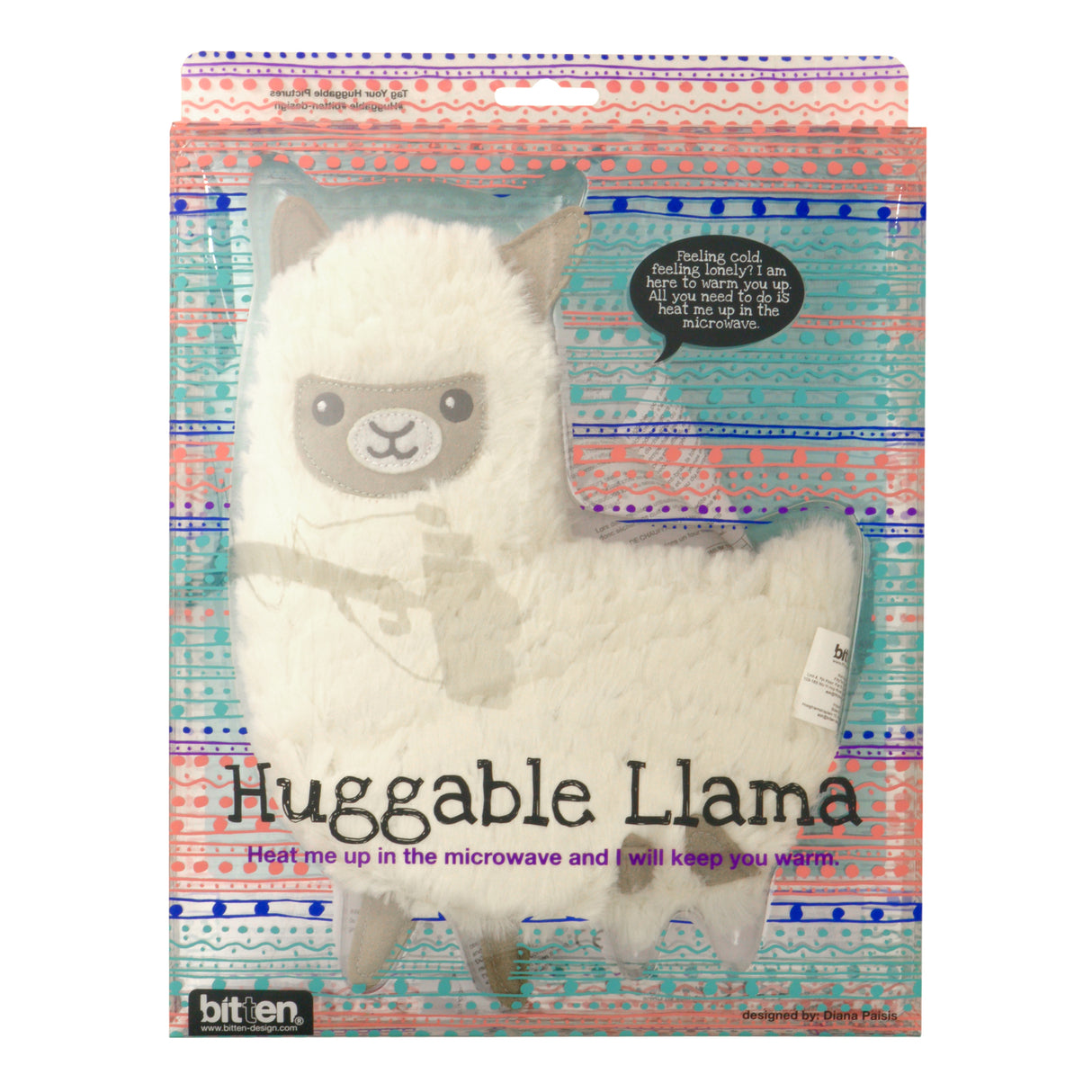 Lama Körnerkissen mit Lavendelduft