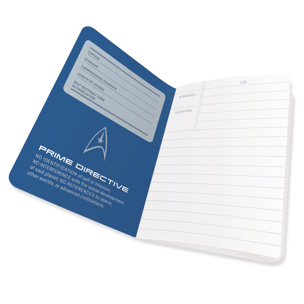 Star Trek Captain's Log Notizbuch in A6