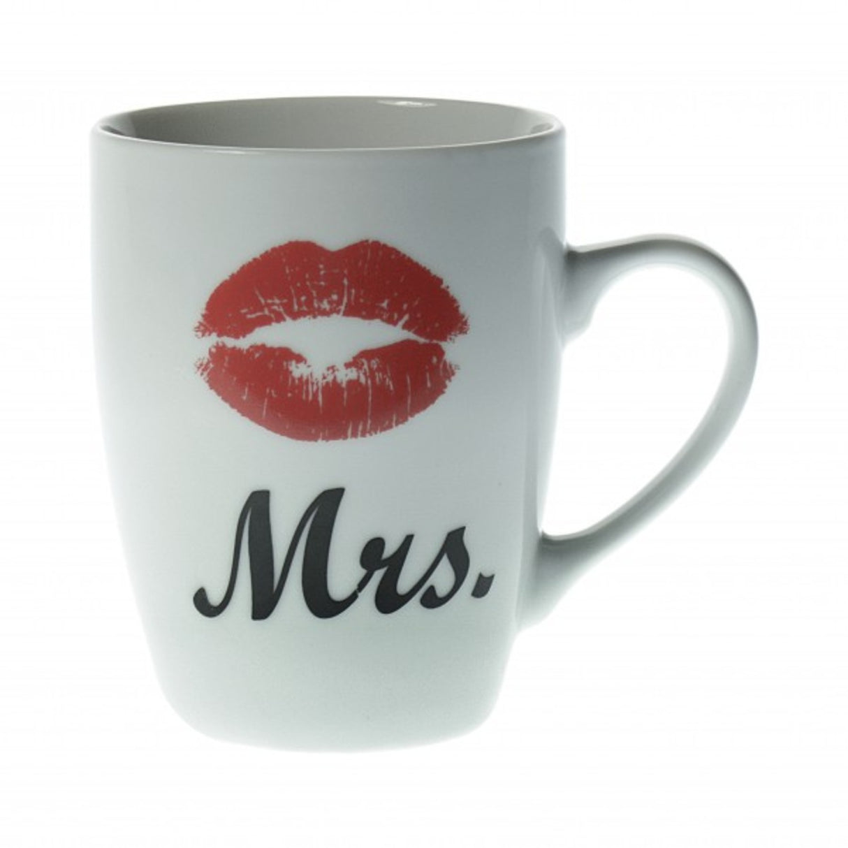 Tassen-Set Mrs. and Mr. aus Porzellan