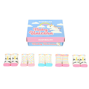 Baby Einhorn Cucamelon Socken für Babys (5 Paar)