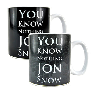 Game of Thrones Jon Snow Kaffeebecher mit Wärmeeffekt