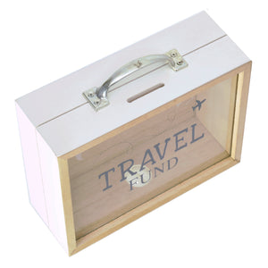 Travel Fund Spardose aus Holz