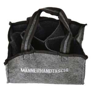Männerhandtasche Einkaufstasche für 6 Flaschen Bier