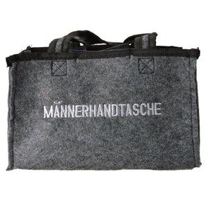 Männerhandtasche Einkaufstasche für 6 Flaschen Bier