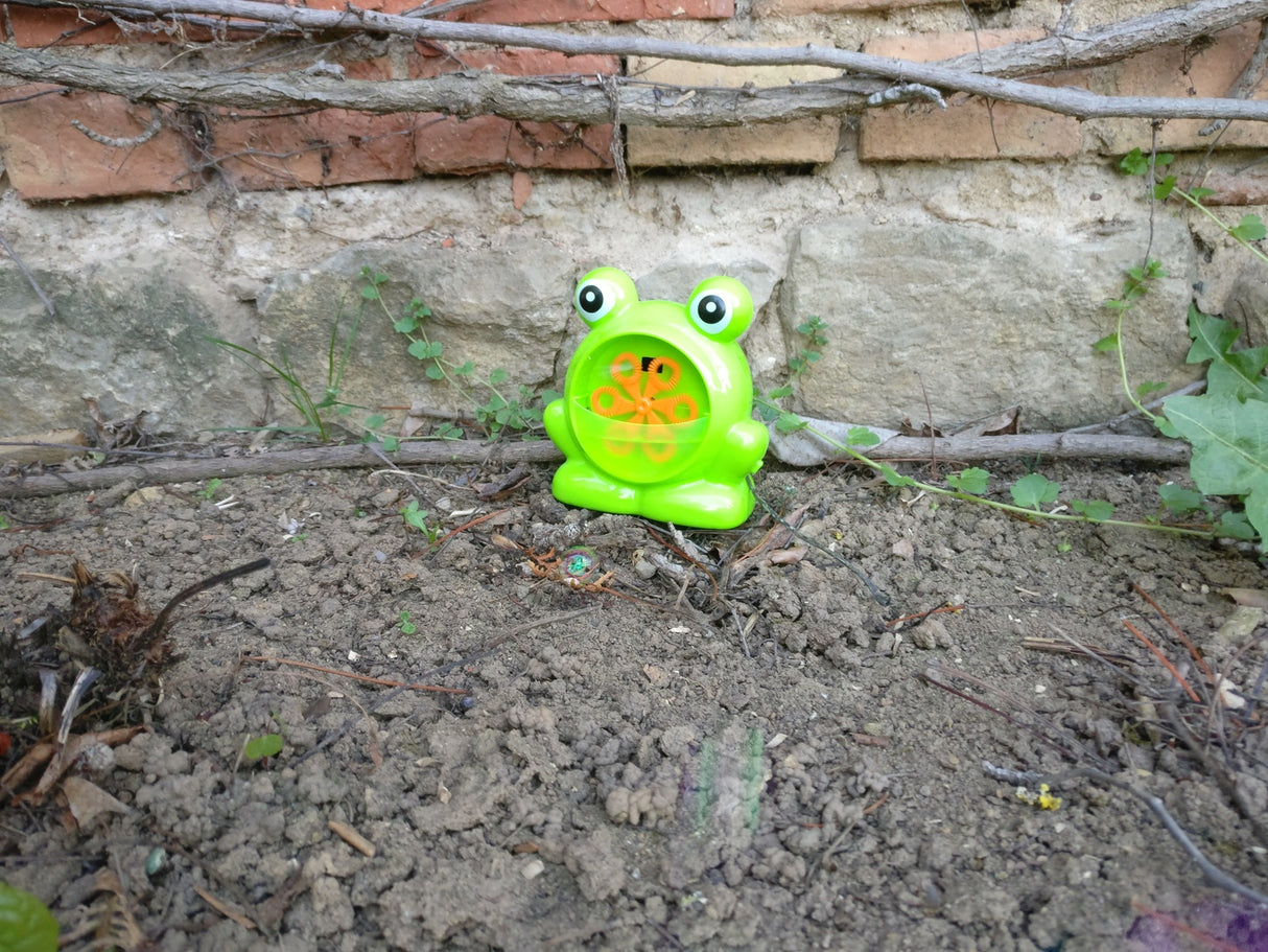 Frosch Seifenblasenmaschine