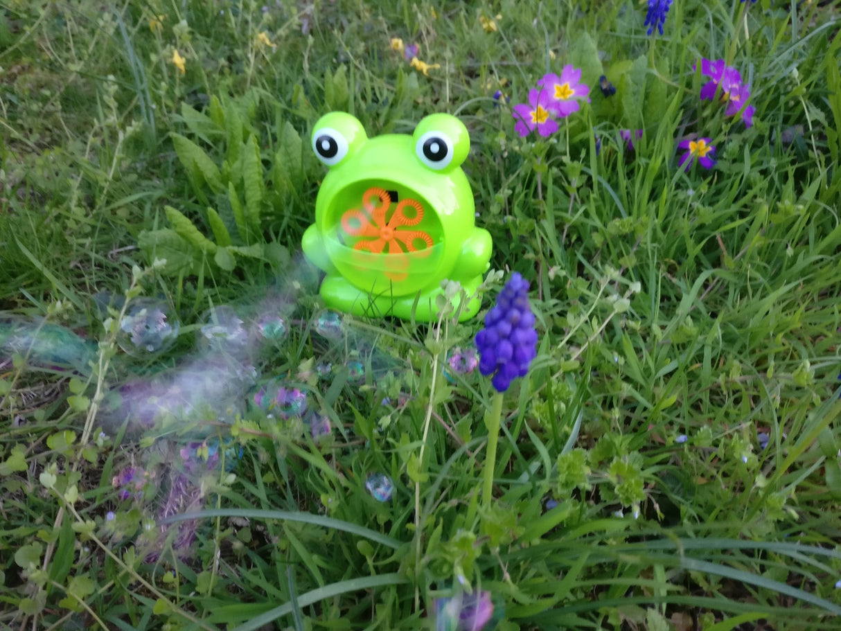 Frosch Seifenblasenmaschine