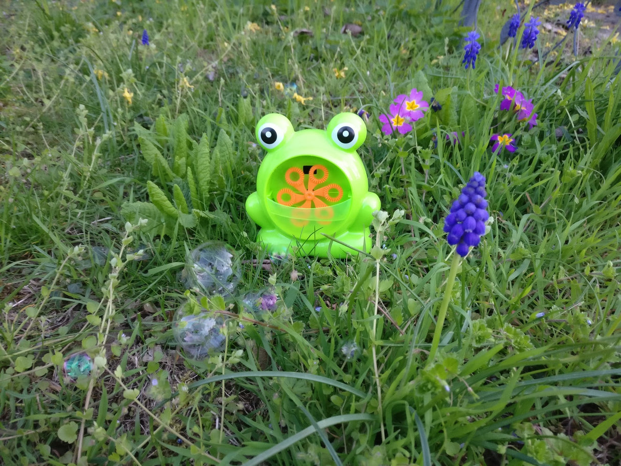 Frosch Seifenblasenmaschine