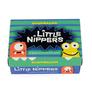 Kleine Monster Cucamelon Socken für Kleinkinder (5 Paar)