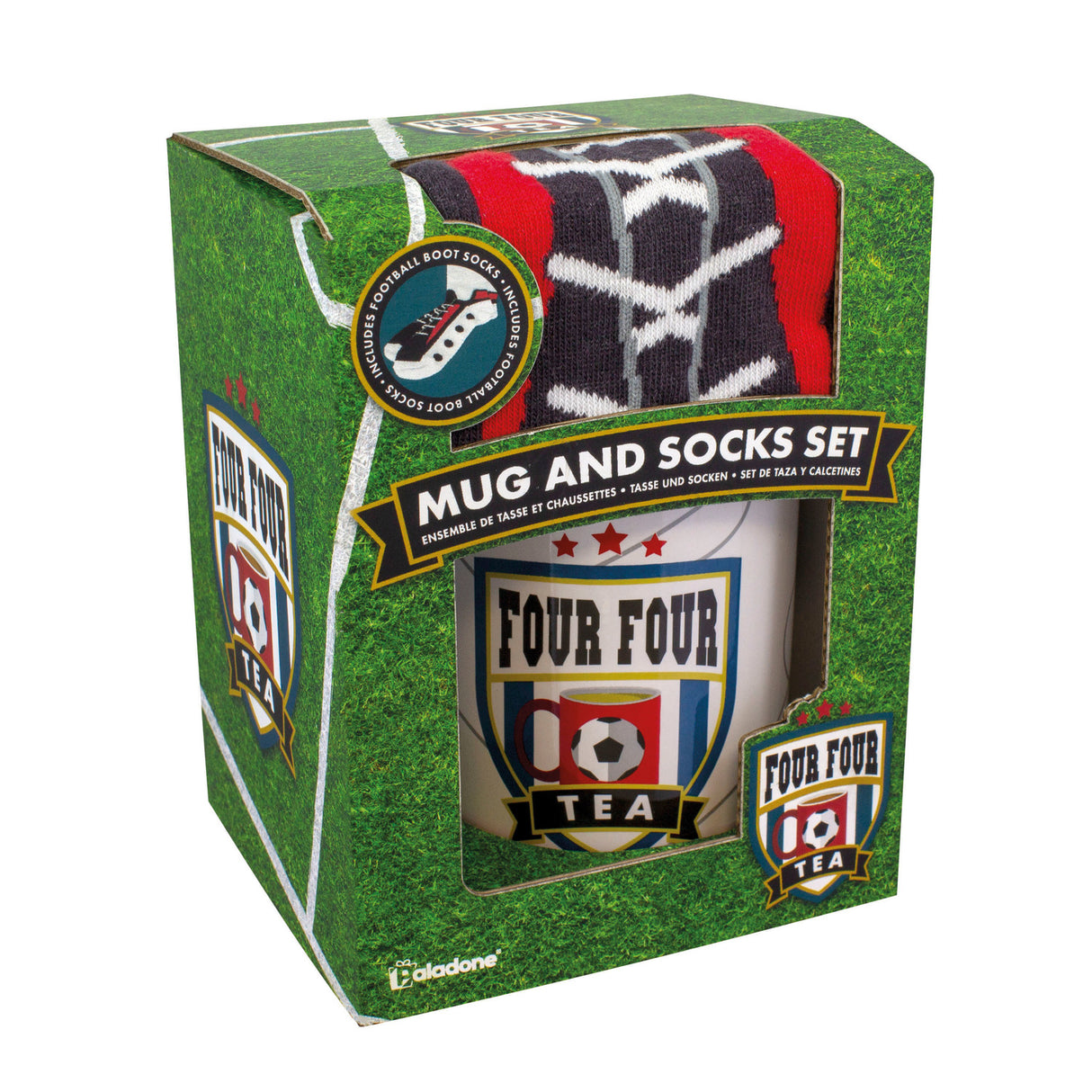 Fußball Kaffeebecher mit Socken