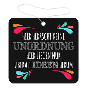 Hier herrscht keine Unordnung Lufterfrischer
