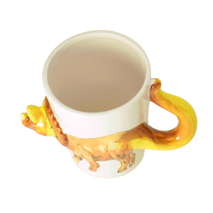 Triceratops Dinosaurier Kaffeebecher mit 3D-Effekt