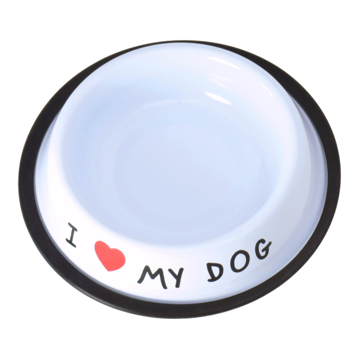 I Love my Dog Futternapf aus Edelstahl