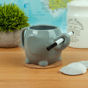 Elefant Memo Kaffeebecher mit Stift