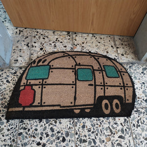 Retro Wohnwagen Fußmatte