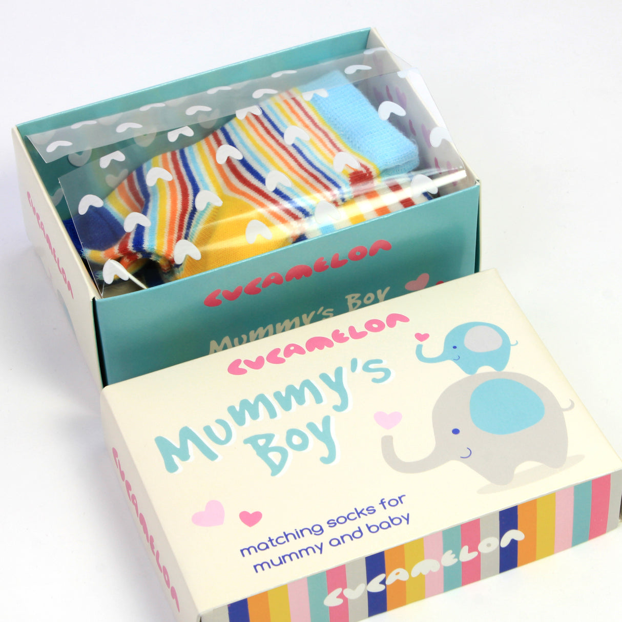 Mummy's Boy Cucamelon Socken für Mutter und Sohn (2 Paar)