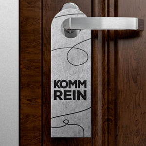 Nicht stören, ich zocke oder Komm rein Türhänger mit Zocker Motiv - gaming Spiel Game Zocker