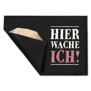 Hier wache ich! Labrador Fußmatte