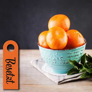 Besetzt oder Frei Türhänger in Orange